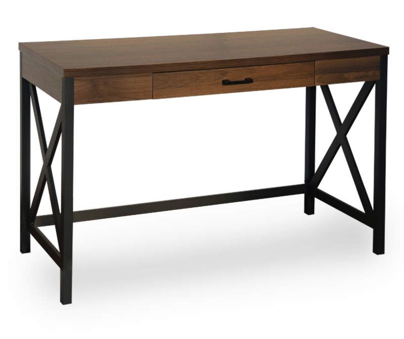 Dark Sapphire Wood Writing Desks Throughout Most Current Stratford Dark Walnut Writing Desk – Big Lots (View 10 of 15)