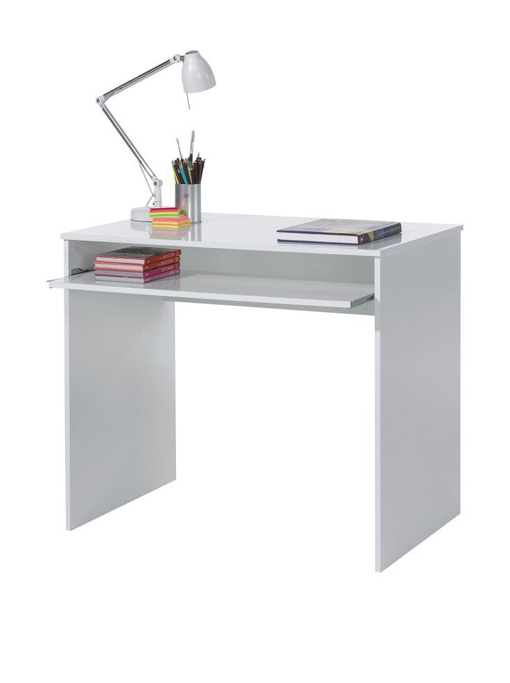 Desk Inside Best And Newest White Lacquer Stainless Steel Modern Desks (View 2 of 15)