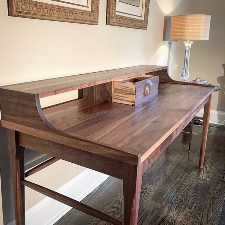 Etsy Intended For Well Known Hand Rubbed Wood Office Writing Desks (View 3 of 15)