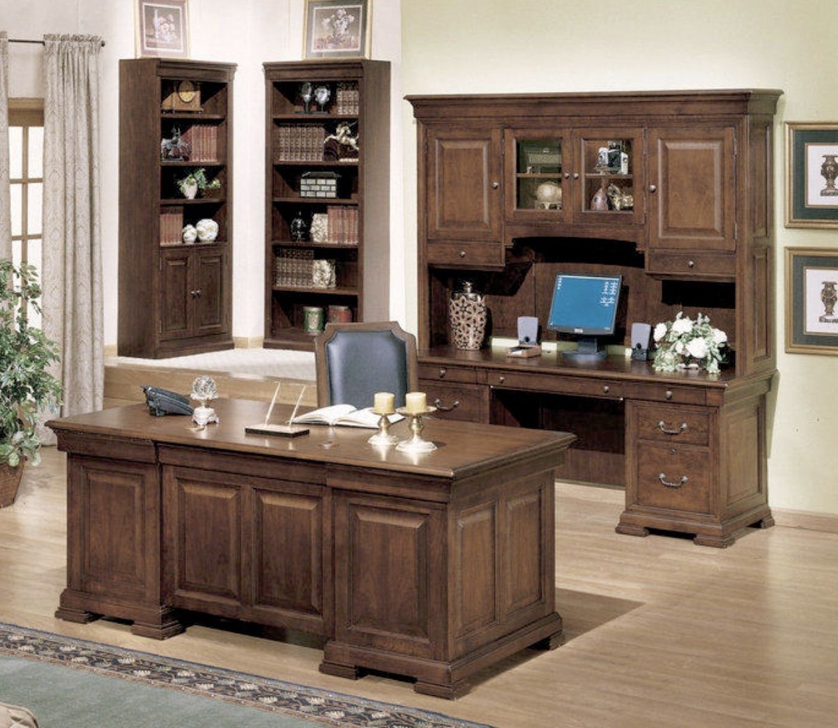 Executive Desk And Credenza – Ideas On Foter For Most Current Office Desks With Filing Credenza (View 8 of 15)