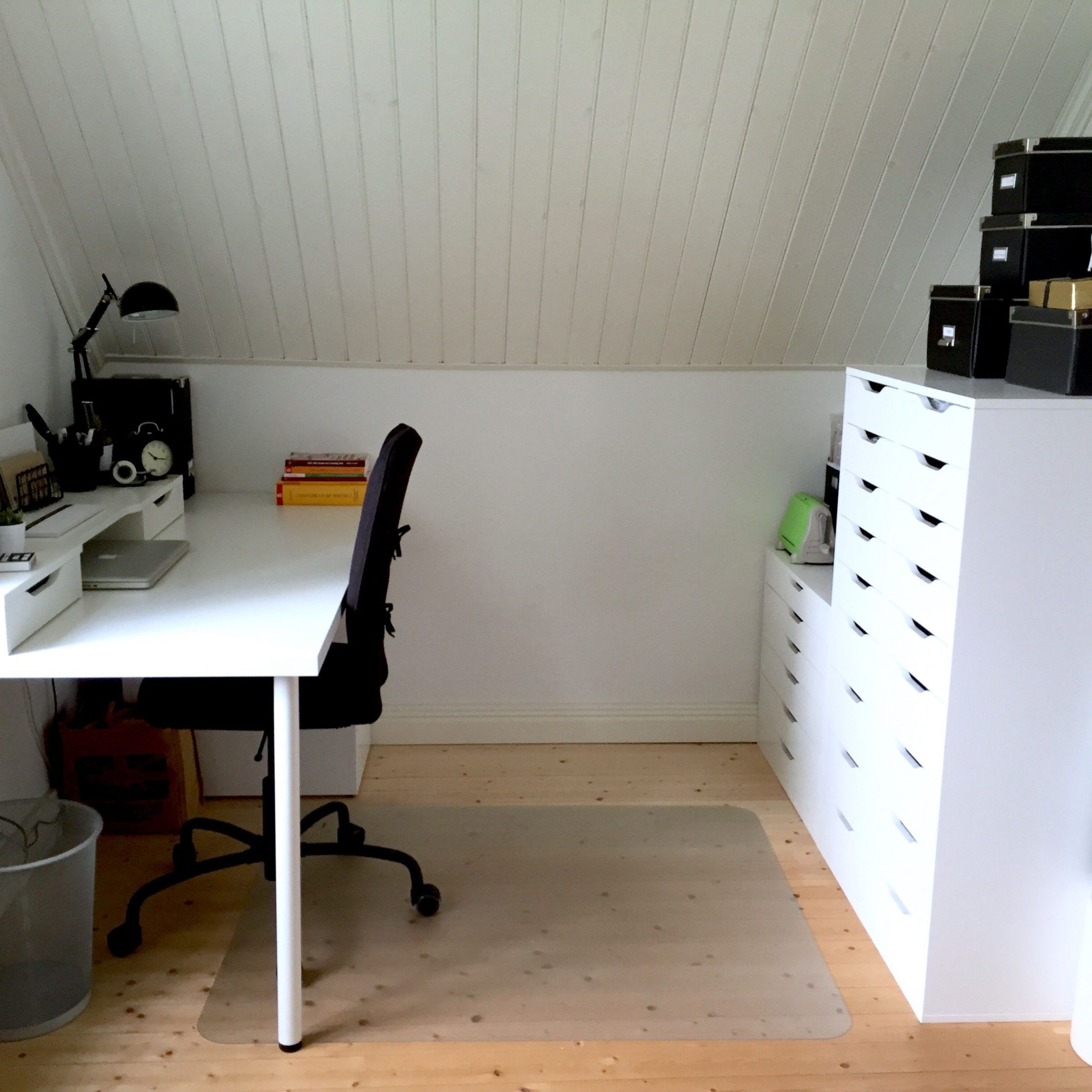 Fashionable White And Black Office Desks Pertaining To My Creative Corner And Home Office (View 11 of 15)