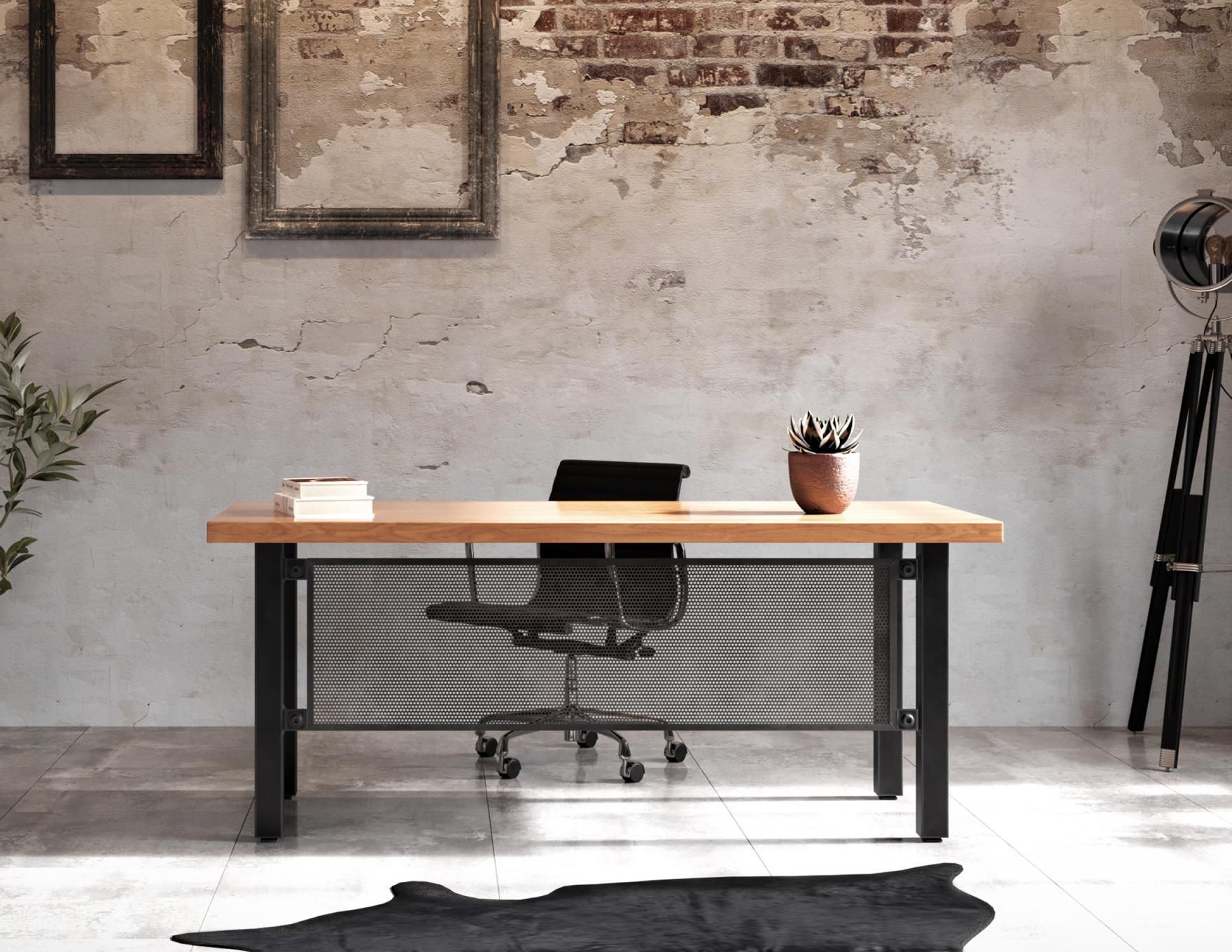 Industrial Office Furniture, Home Decor Regarding Iron Executive Desks (View 3 of 15)