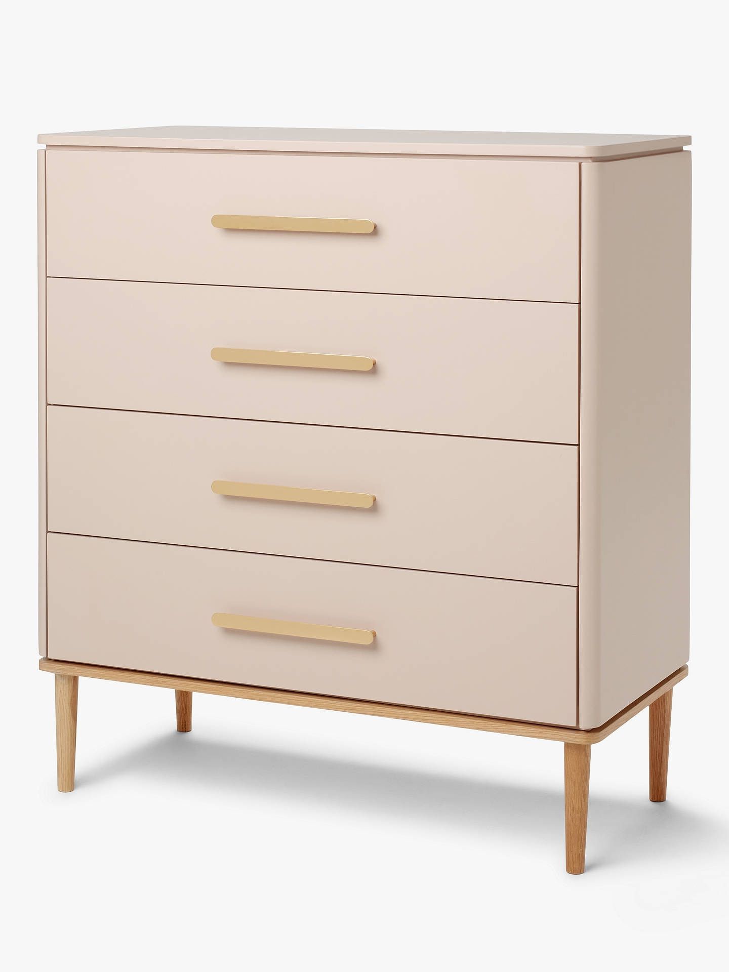 John Lewis & Partners Show Wood 4 Drawer Chest, Nougat (View 15 of 15)