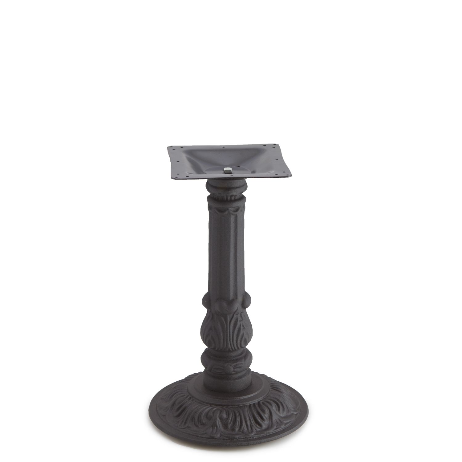 K15 Matte Black Metal Pedestal Table Base Within Most Recently Released Matte Black Metal Desks (View 14 of 15)