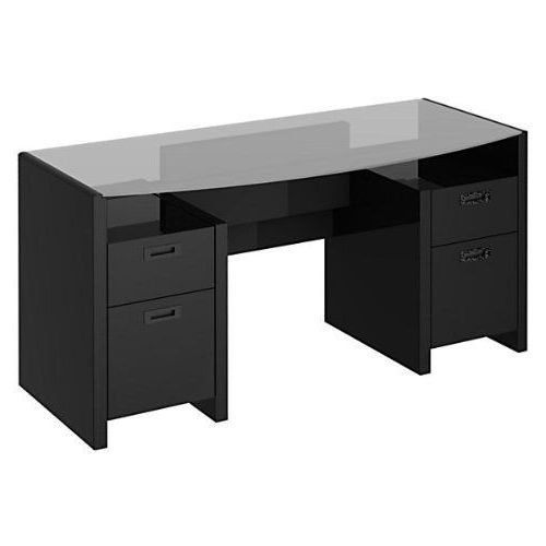 Kathy Ireland Officebush Furniture New York Skyline 63 Inch Double Pertaining To Most Up To Date Double Pedestal Office Desks By Kathy Ireland (View 4 of 15)