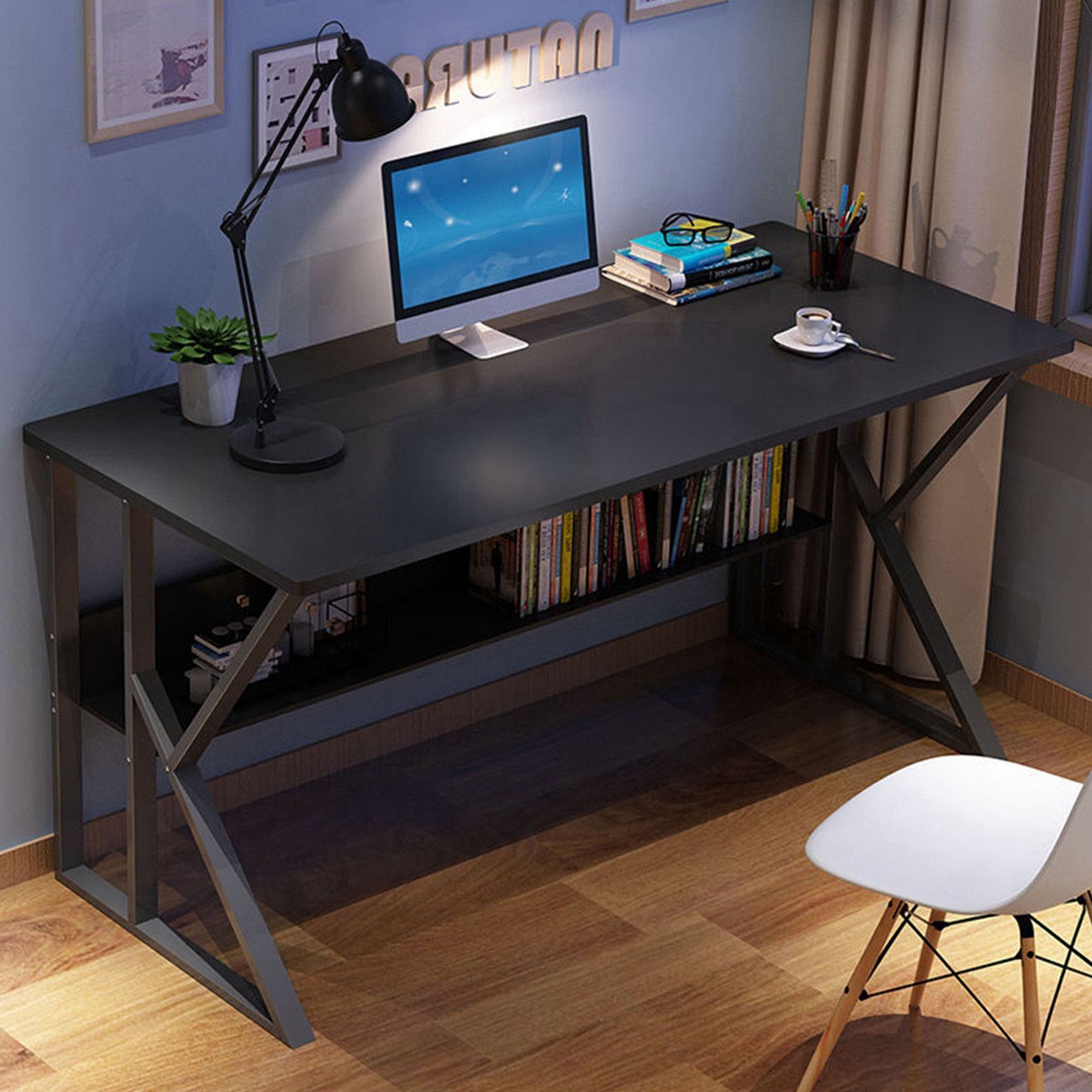 Lebonyard Simpleness Home Desk Student Writing Desktop Desk Modern Inside Popular Modern Office Writing Desks (View 2 of 15)