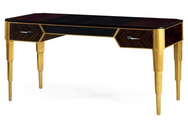 Luxury Desk With Regard To Best And Newest Gold And Wood Glam Modern Writing Desks (View 15 of 15)