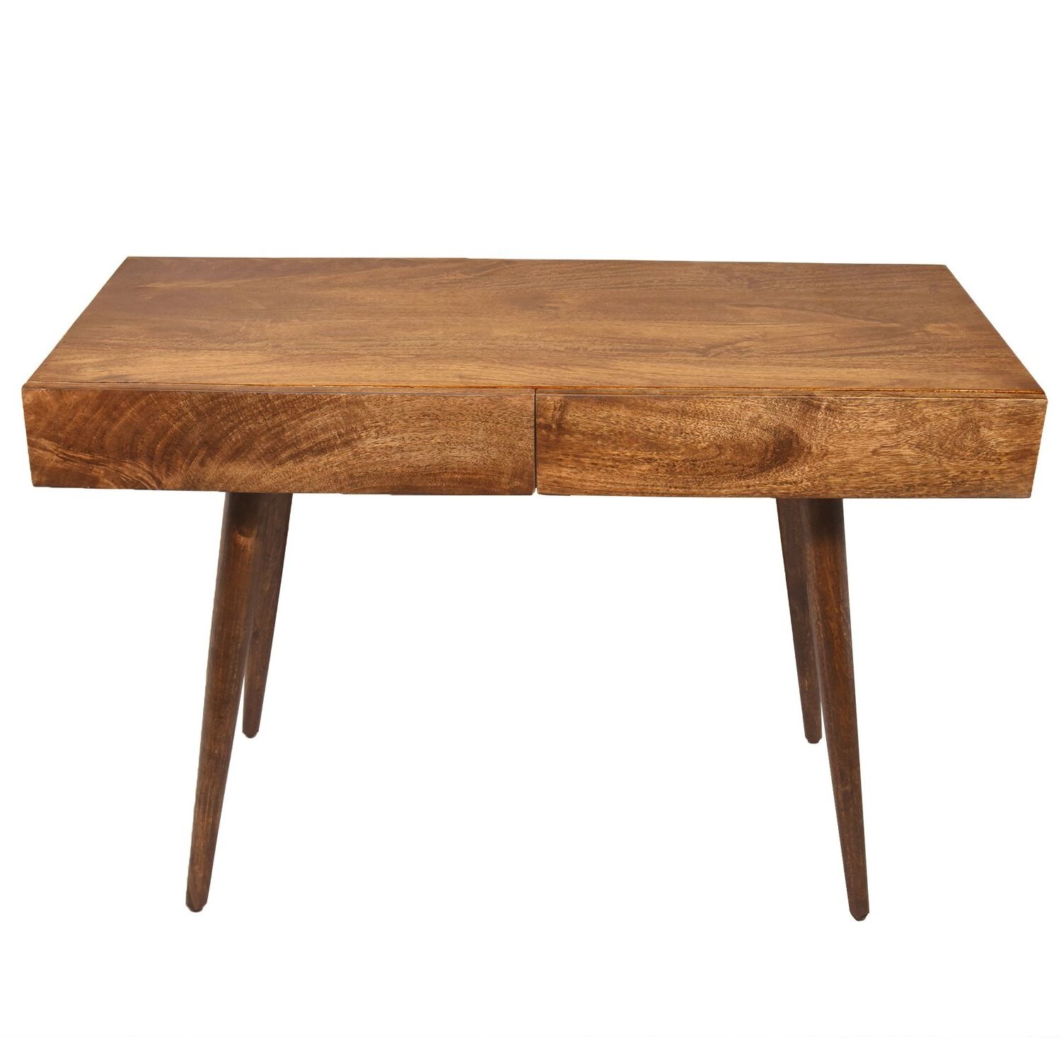 Mango Wood Writing Desk With Tapered Legs Regarding Best And Newest Mango Wood Writing Desks (View 2 of 15)