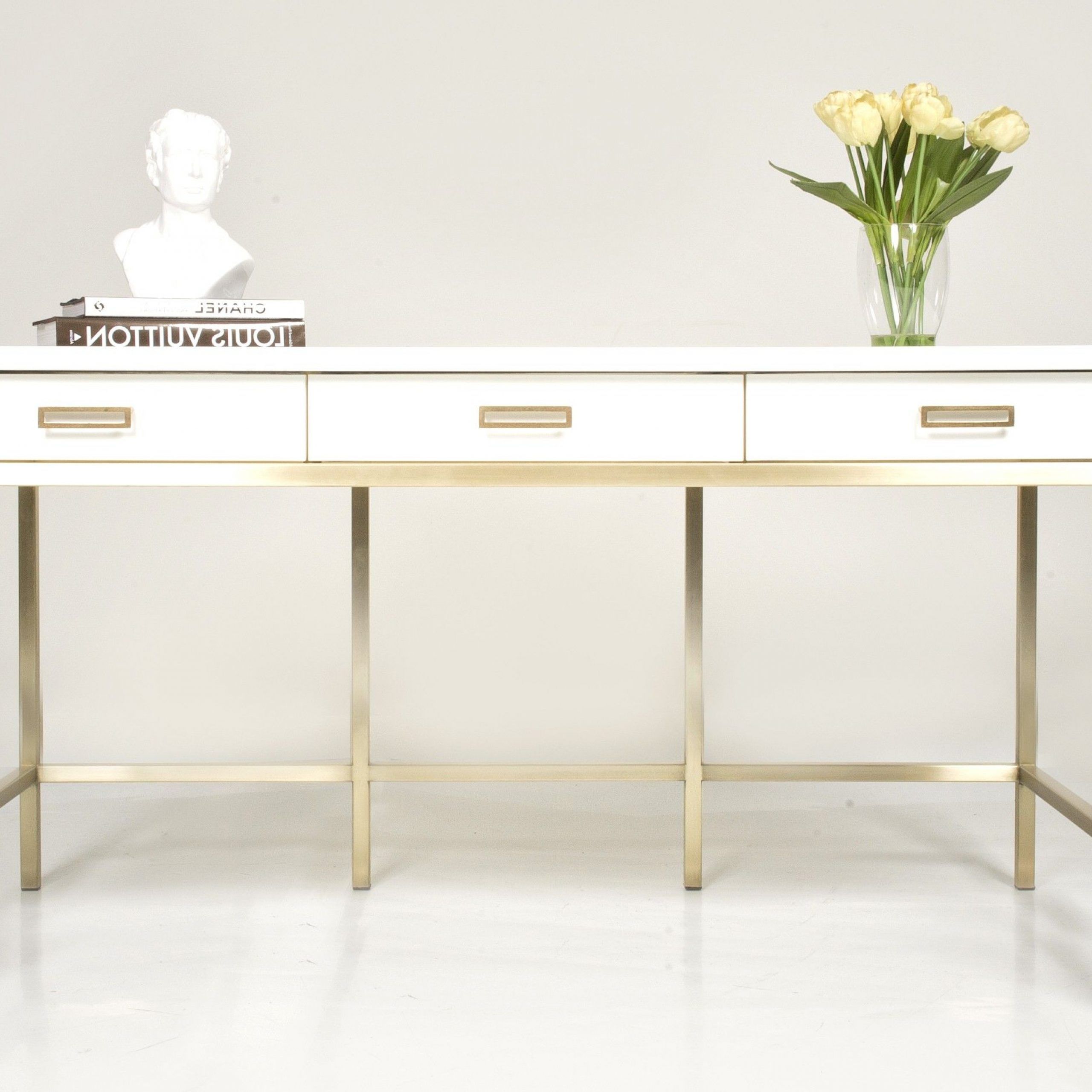 Margaux Lacquered Writing Desk (View 12 of 15)