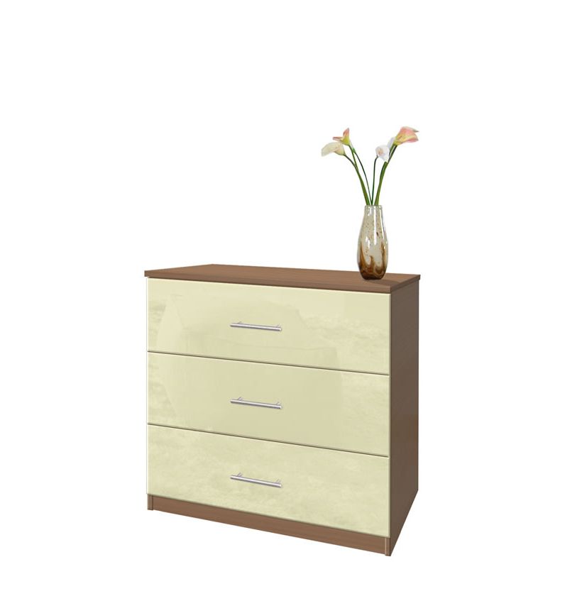 Modern 3 Drawer Dresser – Small Chest Of Drawers (View 2 of 15)