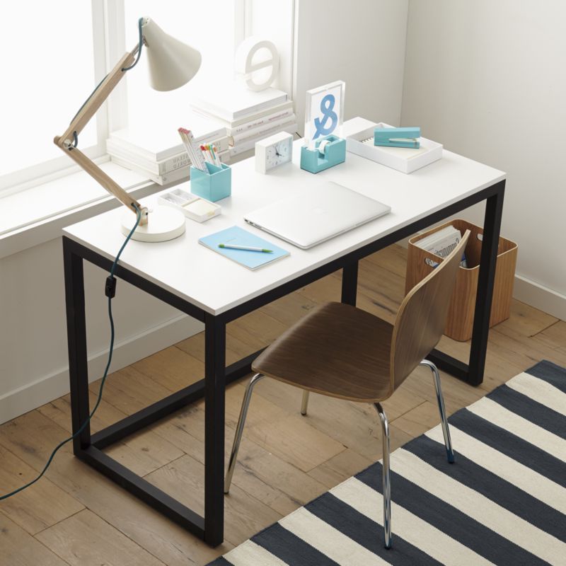 Modern Home Office Desk, Crate (View 4 of 15)
