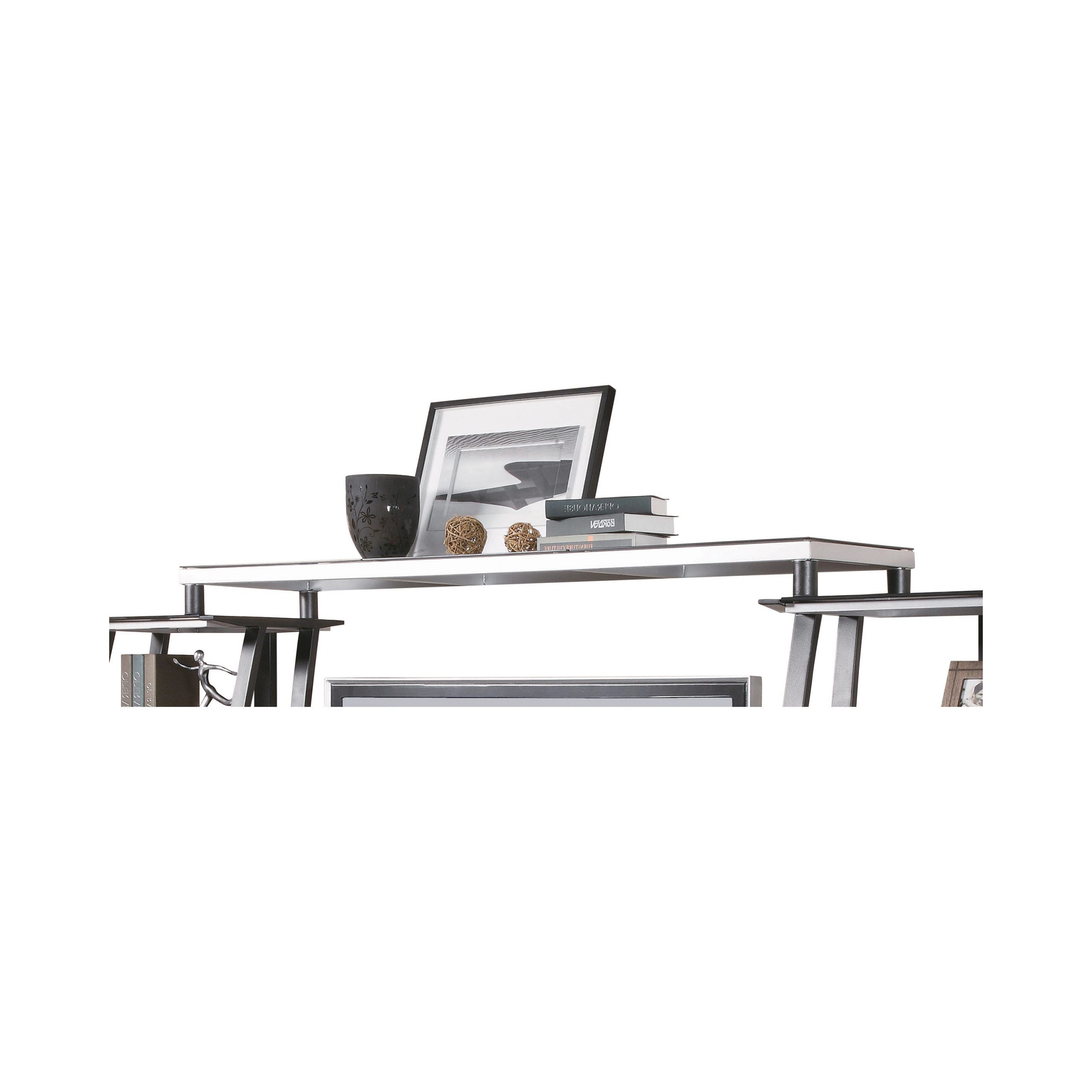 Most Recent Bridge Matte Black – Coaster Fine Furniture Within White Marble And Matte Black Desks (View 12 of 15)
