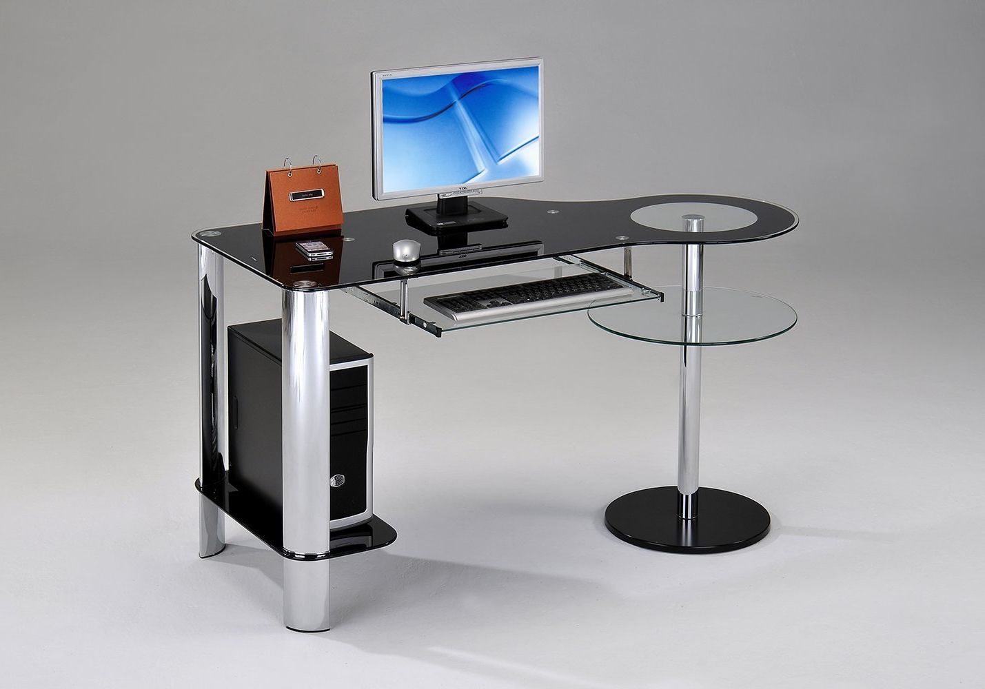 Most Recent Cheap Metal Computer Workstation, Find Metal Computer Workstation Deals For Glass White Wood And Black Metal Office Desks (View 14 of 15)