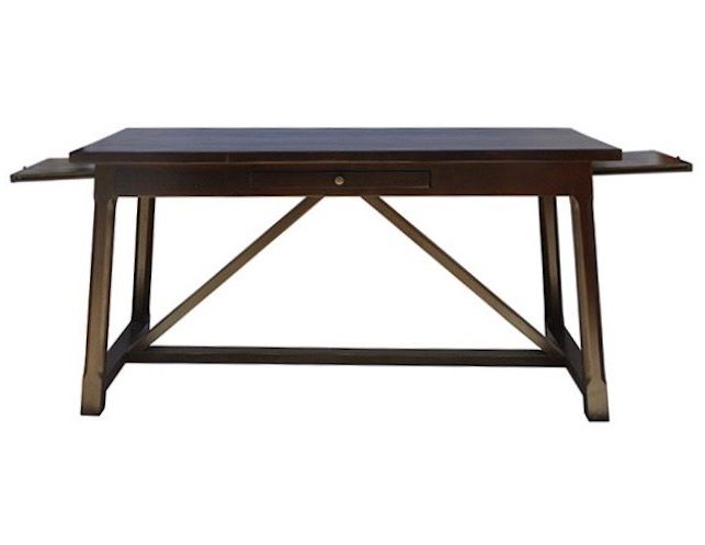 Most Recently Released Noir Sutton Desk In Distressed Brown (View 7 of 15)