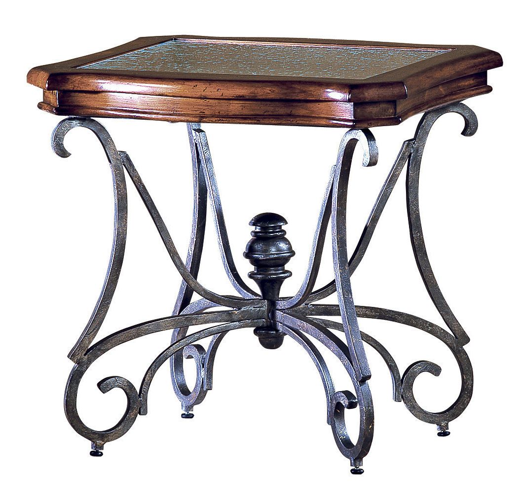 Most Recently Released Pewter Metal Base Table – Traditional Glass Top Accent Furniture For Glass And Pewter Rectangular Desks (View 12 of 15)