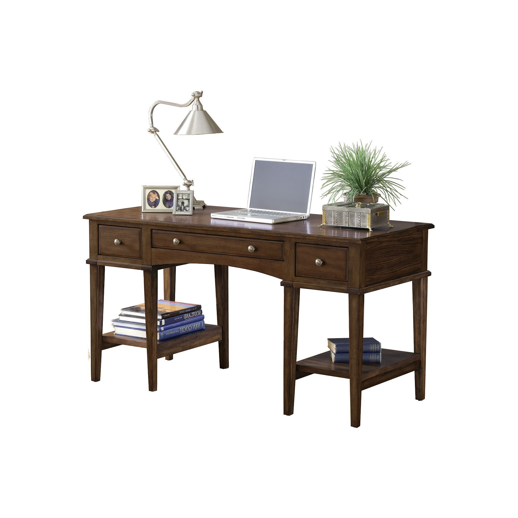 Most Recently Released White Oak Wood Writing Desks With Regard To Hillsdale Furniture Gresham Desk (View 4 of 15)
