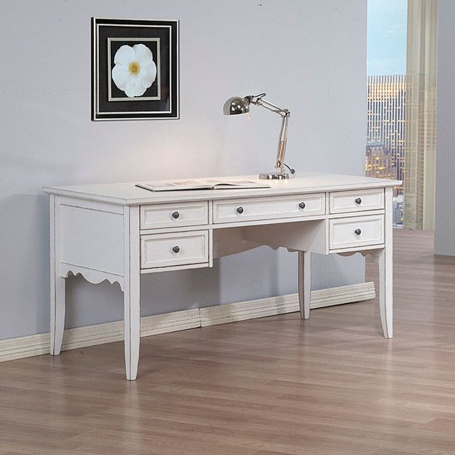Newest None – White Classics Writing Desk & Reviews (View 7 of 15)