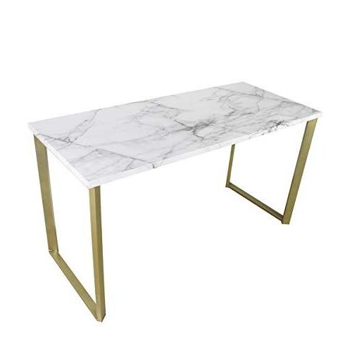 Popular Roomfitters Marble Print Top Writing Desks/workstation Fo Https Within Brown Faux Marble Writing Desks (View 10 of 15)