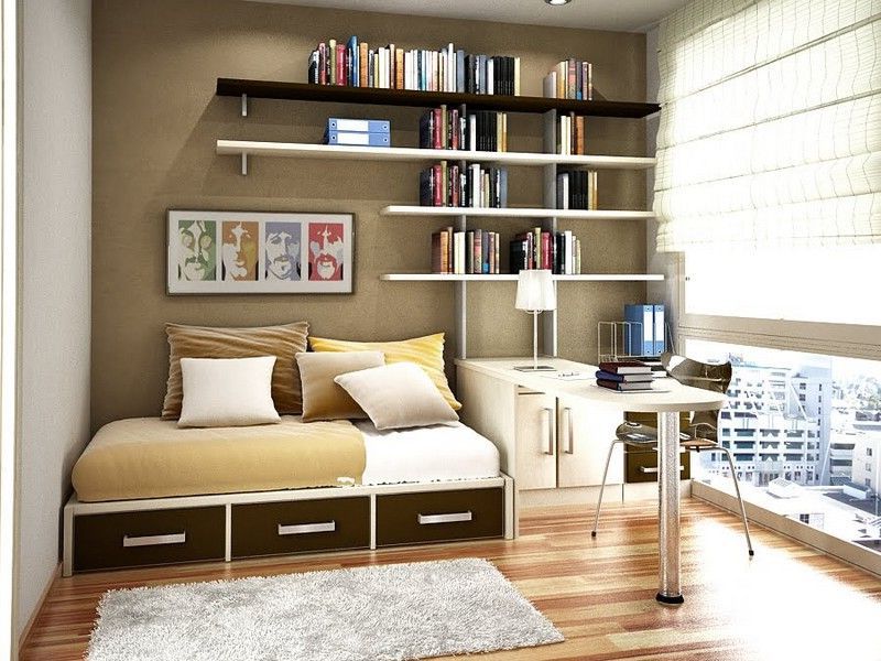 Shelves In Bedroom, Bedroom Throughout Black Multi Purpose Space Desks (View 10 of 15)