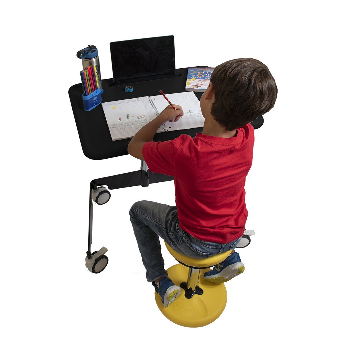 Sit Stand Mobile Desks With Regard To Most Popular Kore Kids Sit Stand Mobile Desk (View 13 of 15)
