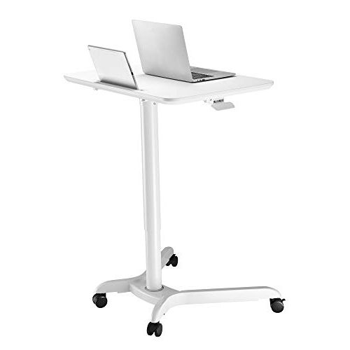 Sit Stand Mobile Desks Within Popular Buy Avlt Power Pneumatic Height Adjustable Sit Stand Mobile Laptop (View 11 of 15)
