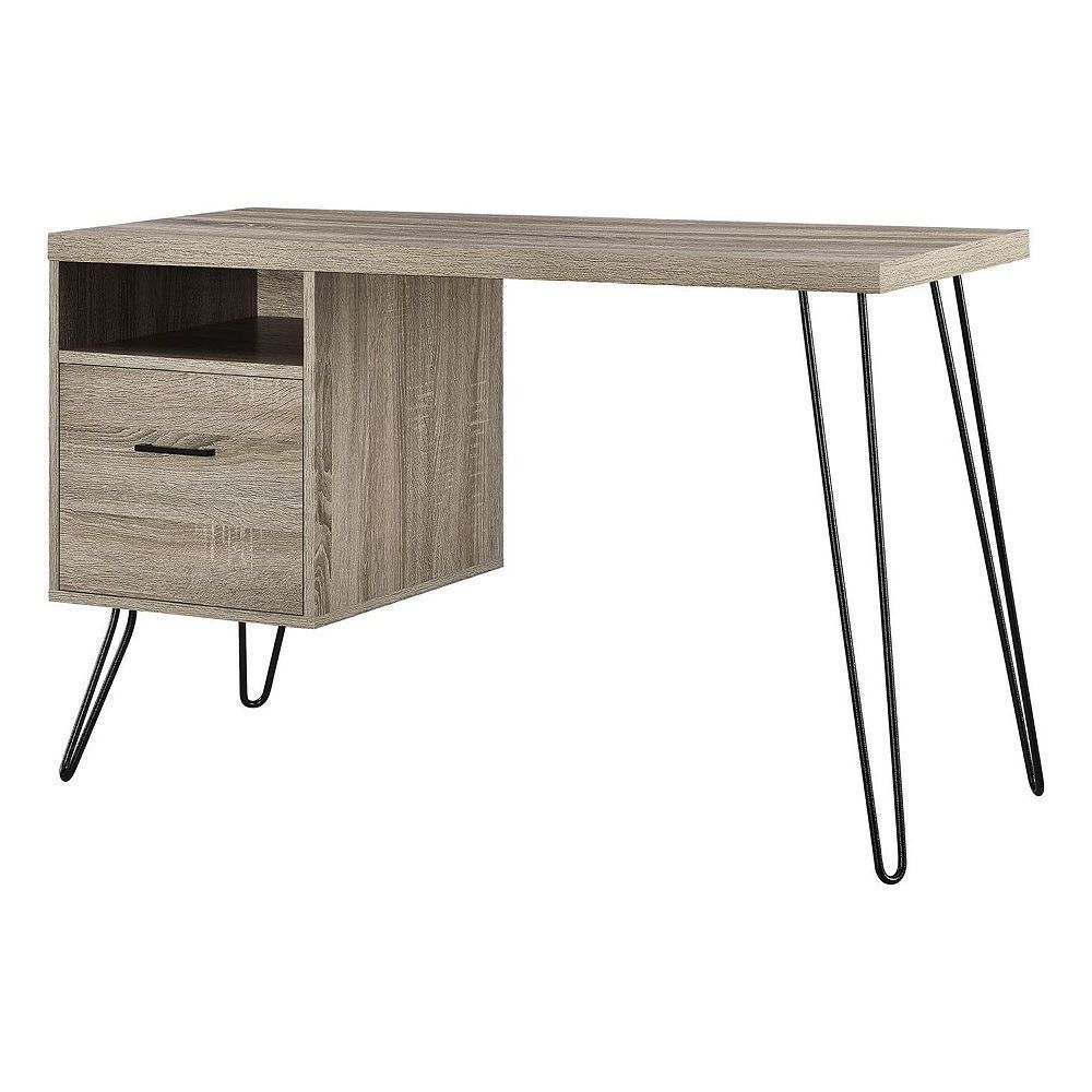 Sonoma Oak 2 Tone Writing Desks Intended For Well Known Altra Landon Desk (View 11 of 15)