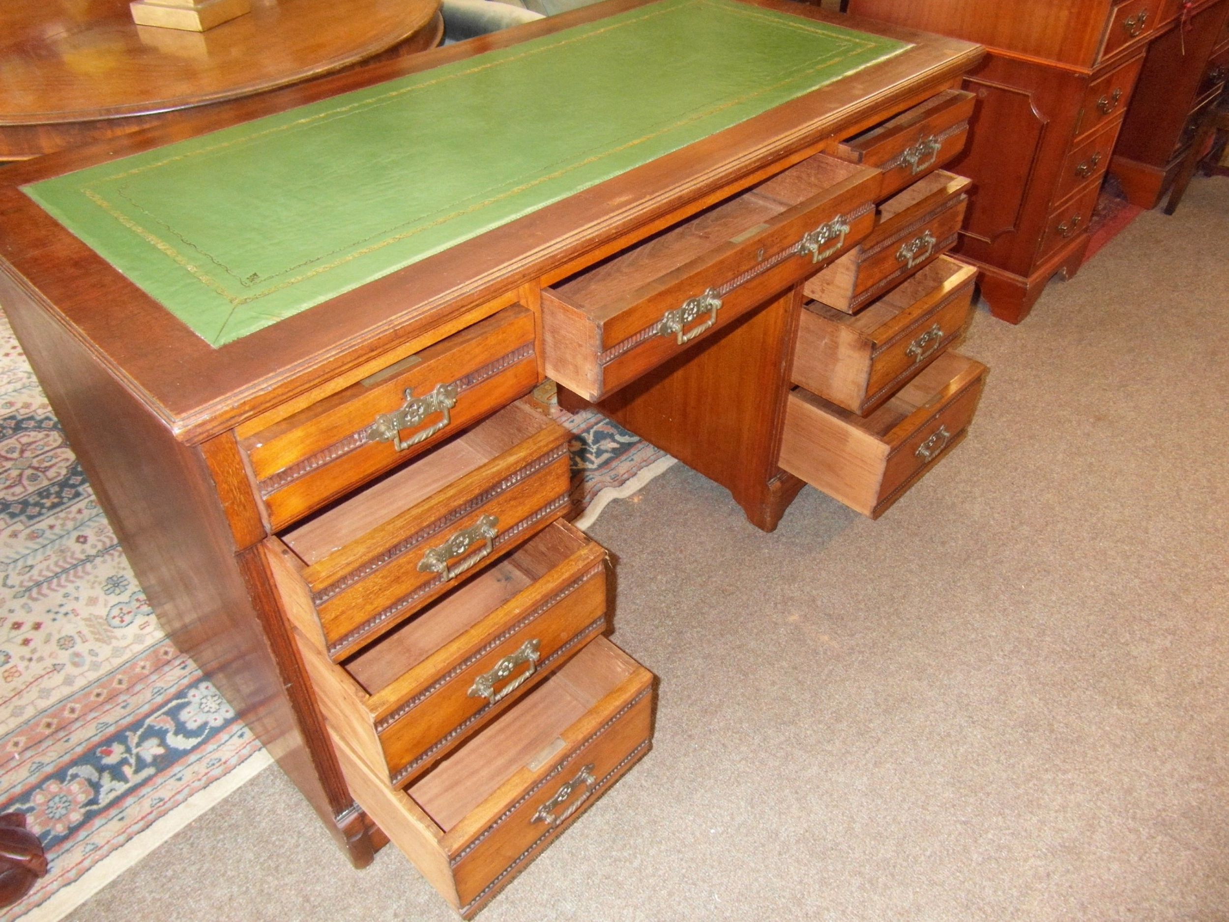 Sonoma Oak Writing Desks In Famous Victorian Oak Leather Top Writing Desk Victorian Oak Writing Desk (View 12 of 15)