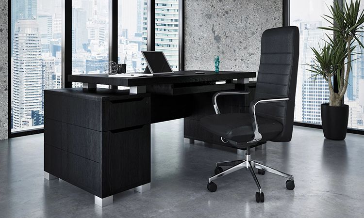 Top 10 Best Black Wood Desk In 2020 – Insightful Reviews With Regard To Most Up To Date Black And Cinnamon Office Desks (View 15 of 15)