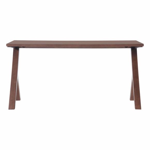 Walnut Rubberwood Desks For Latest Ravenna Desk Walnut – Modern In Designs (View 15 of 15)
