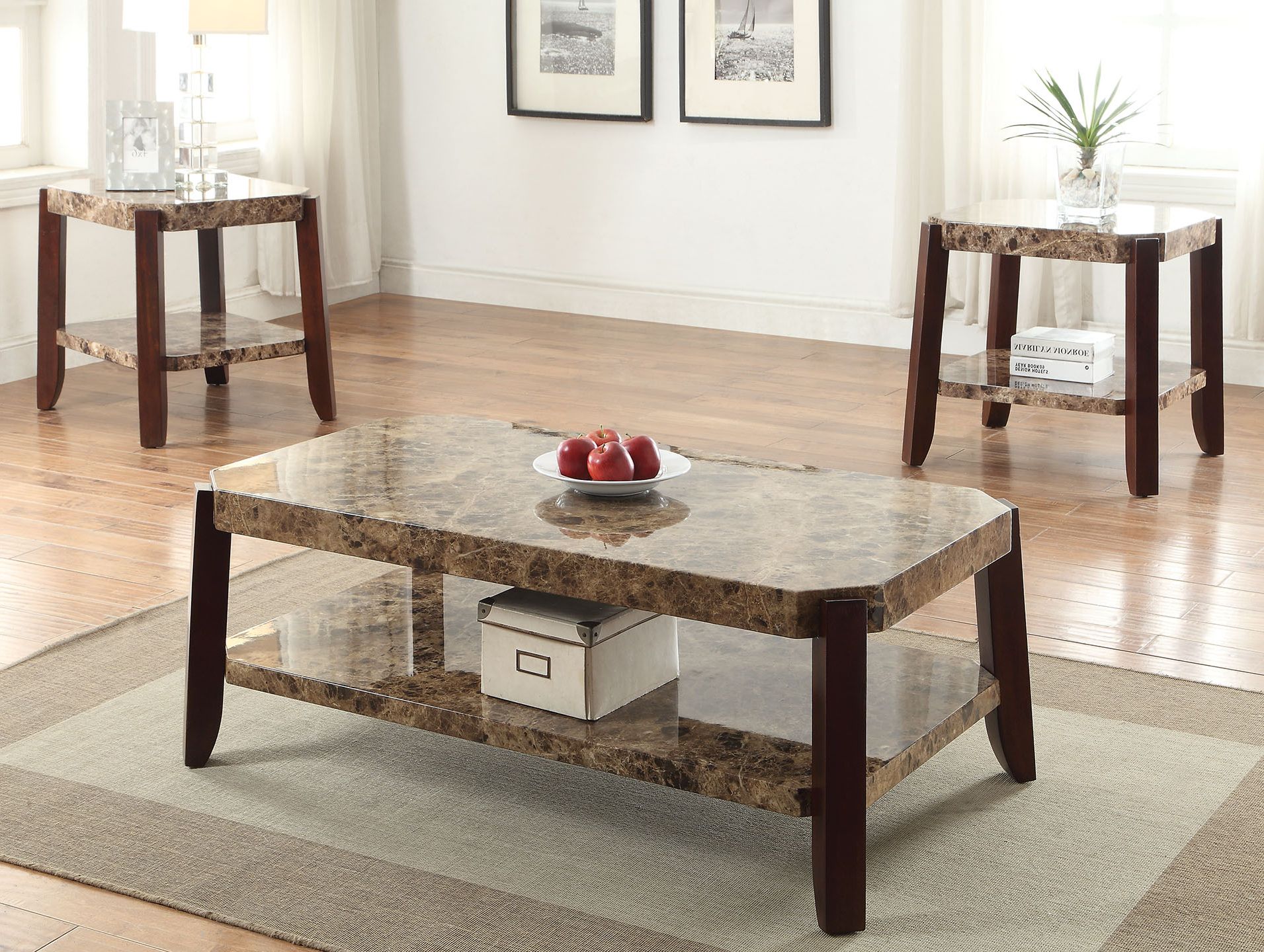 Well Known Brown Faux Marble Writing Desks Pertaining To Coffee Table, Faux Marble & Brown – Veneer Faux Marble & Brown (View 12 of 15)