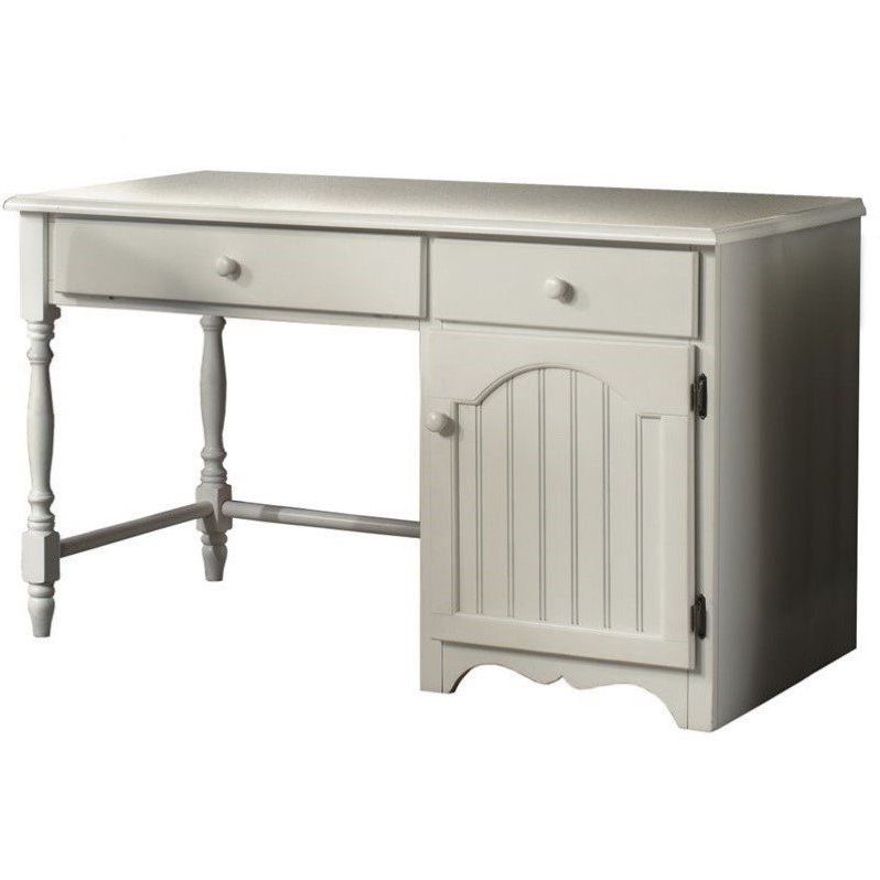 Well Known Off White 3 Drawer Desks Pertaining To Hillsdale Westfield Wood Desk In Off White – 1354  (View 6 of 15)