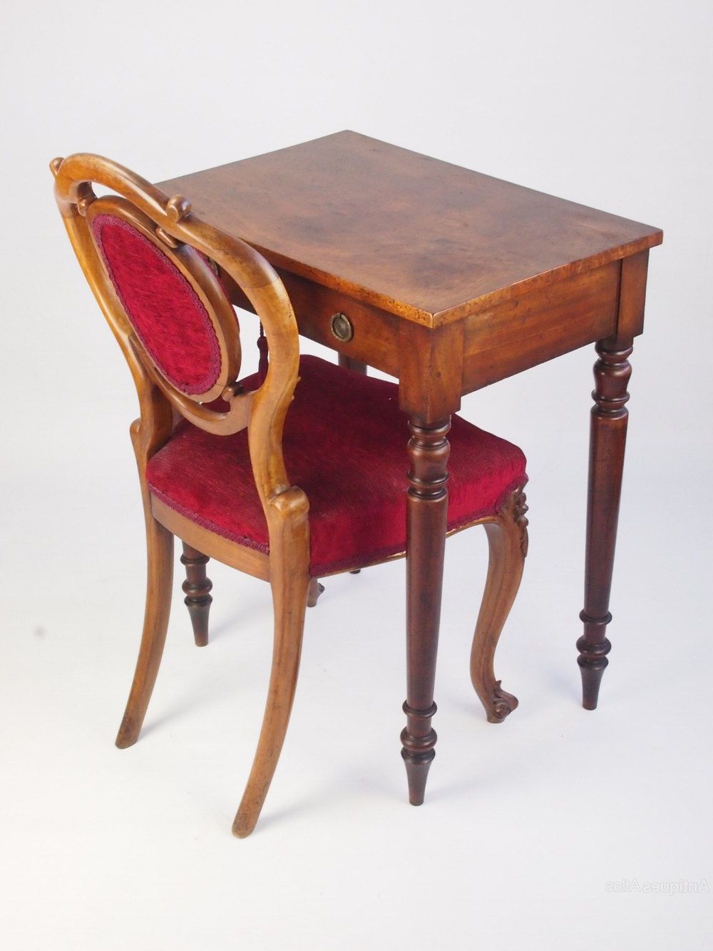 Well Known Reclaimed Barnwood Writing Desks With Small Victorian Writing Desk Side Table – Antiques Atlas (View 15 of 15)