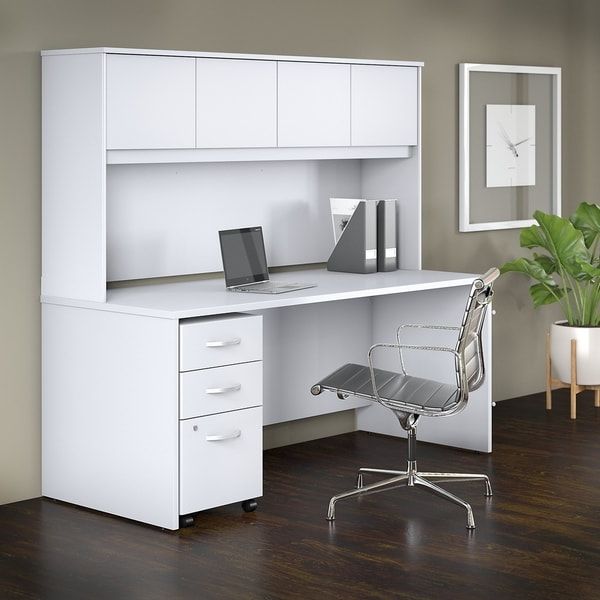 White Desk With File Cabinet – Designersresourcemiami In Well Known White Traditional Desks Hutch With Light (View 3 of 15)