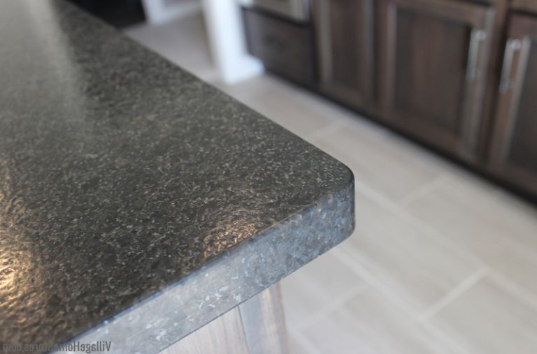 White Marble And Matte Black Desks In Most Recent Matte Black Granite Counters In Brushed Finish Black Pearl (View 5 of 15)