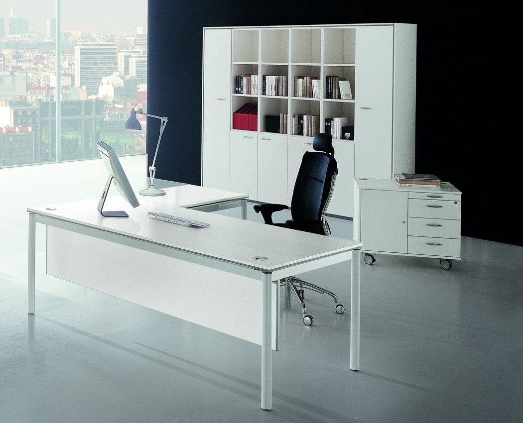 White Modern Nested Office Desks For 2019 Pin On Xclusive Office Decoration (View 1 of 15)