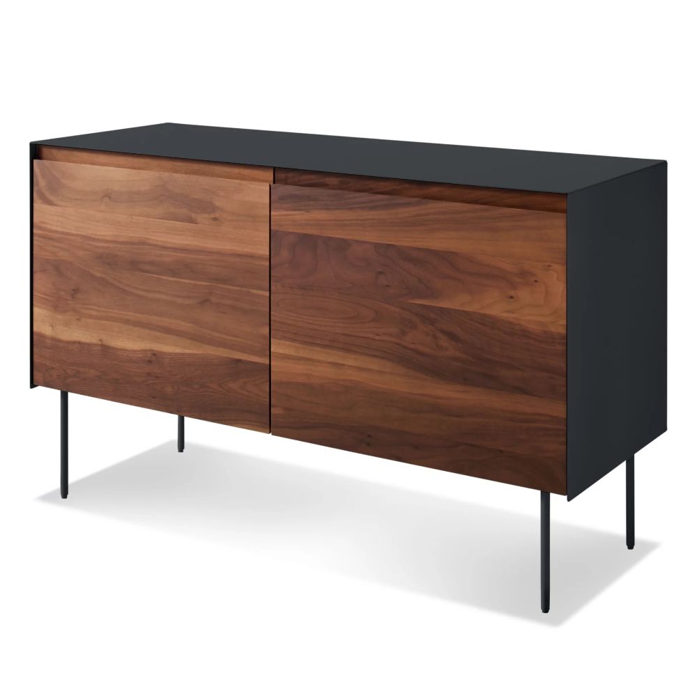 Wood Credenza, Plywood Interior, Basement Furniture Inside 2 Door Wood Desks (View 14 of 15)
