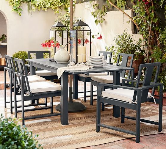 2019 Pin On Colon In Gray Wicker Extendable Patio Dining Sets (View 11 of 15)