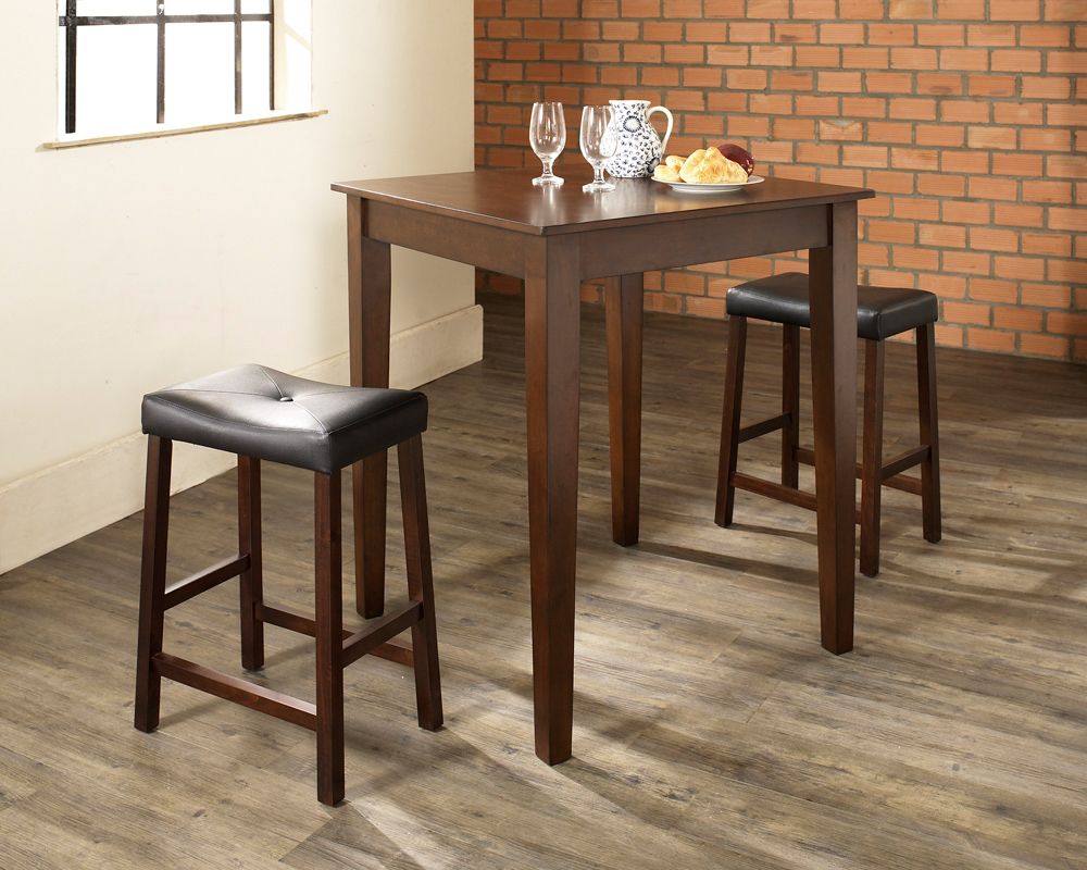 3 Piece Bistro Dining Sets Regarding Widely Used Crosley Furniture – 3 Piece Pub Dining Set With Tapered Leg And (View 15 of 15)