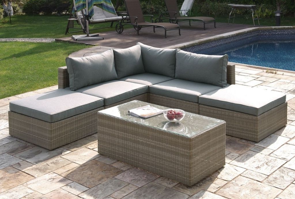 6 Piece Patio Sectional Sofa Set For Patio Sectional With Fashionable 6 Piece Outdoor Sectional Sofa Patio Sets (View 15 of 15)