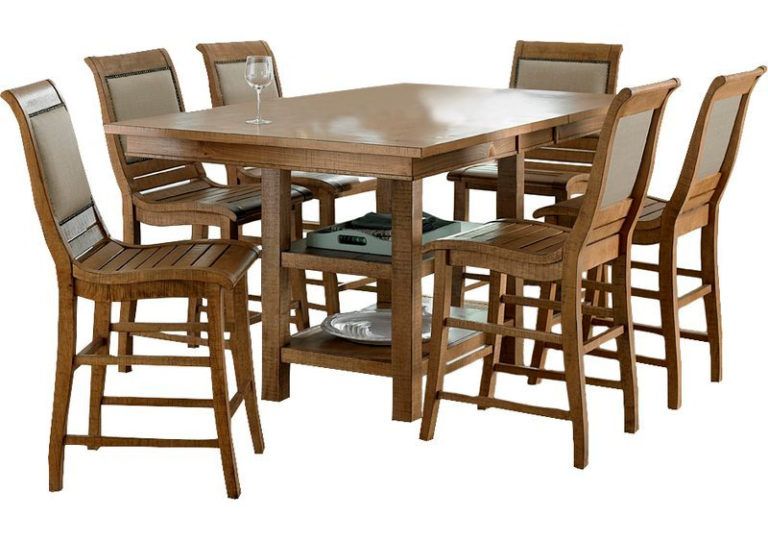7 Piece Extendable Dining Sets Inside Most Popular Castagnier 7 Piece Extendable Dining Set – Castle Pines Dining Set –  (View 7 of 15)