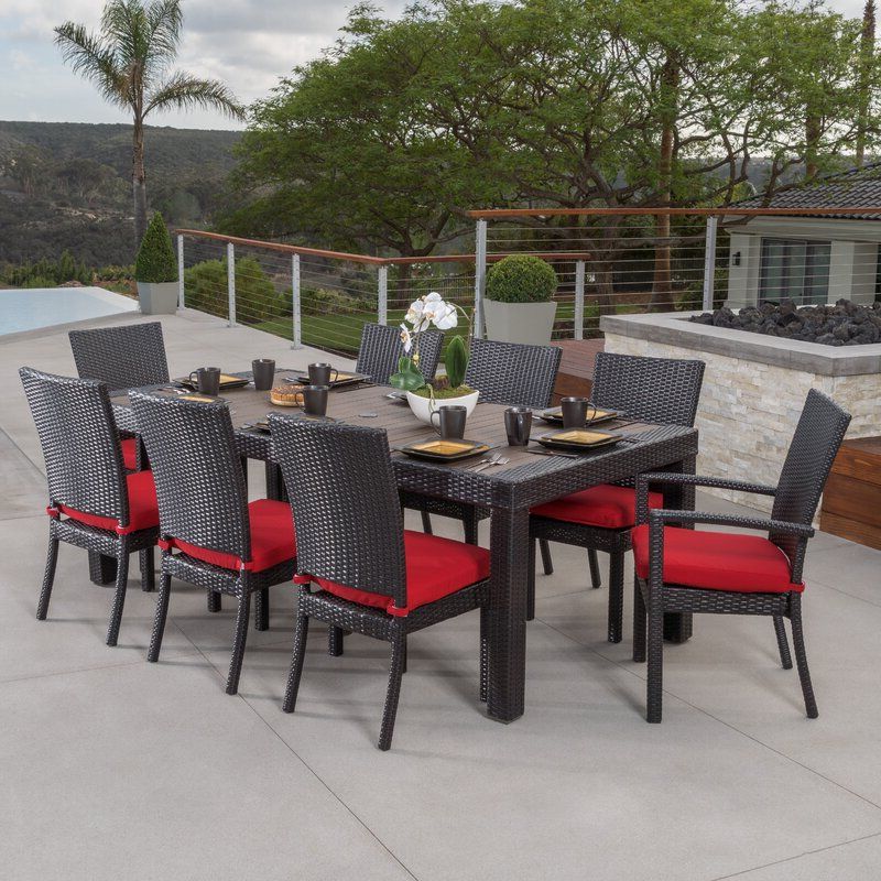 Birch Lane Throughout Favorite 9 Piece Patio Dining Sets (View 10 of 15)