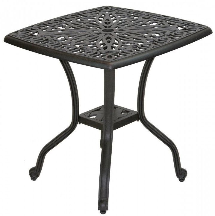 Black Iron Outdoor Accent Tables Pertaining To Well Liked Black Wrought Iron Coffee Table With Glass Top Download Full Size Of (View 1 of 15)