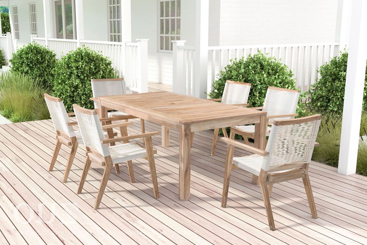 Boost Home With Regard To White Outdoor Patio Dining Sets (View 11 of 15)