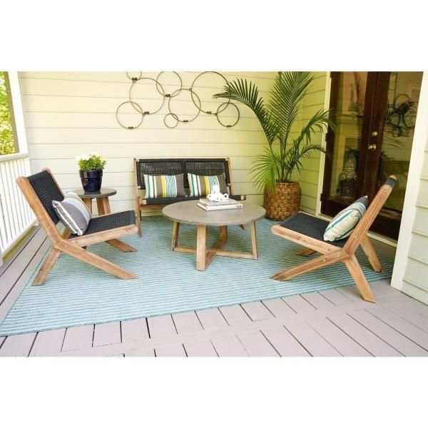 Charcoal Outdoor Conversation Seating Sets Intended For Well Known Leisure Made Athens 4 Piece Wood Patio Conversation Set 339741 – The (View 6 of 15)