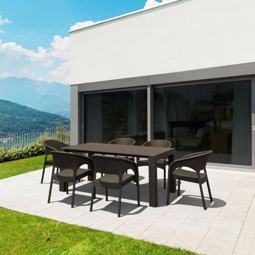 Cozydays Throughout Extendable 7 Piece Patio Dining Sets (View 12 of 15)