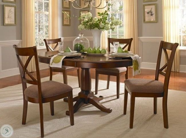 Current Desoto 60" Burnished Sienna Extendable Oval Dining Room Set From A Within Extendable Oval Dining Sets (View 13 of 15)
