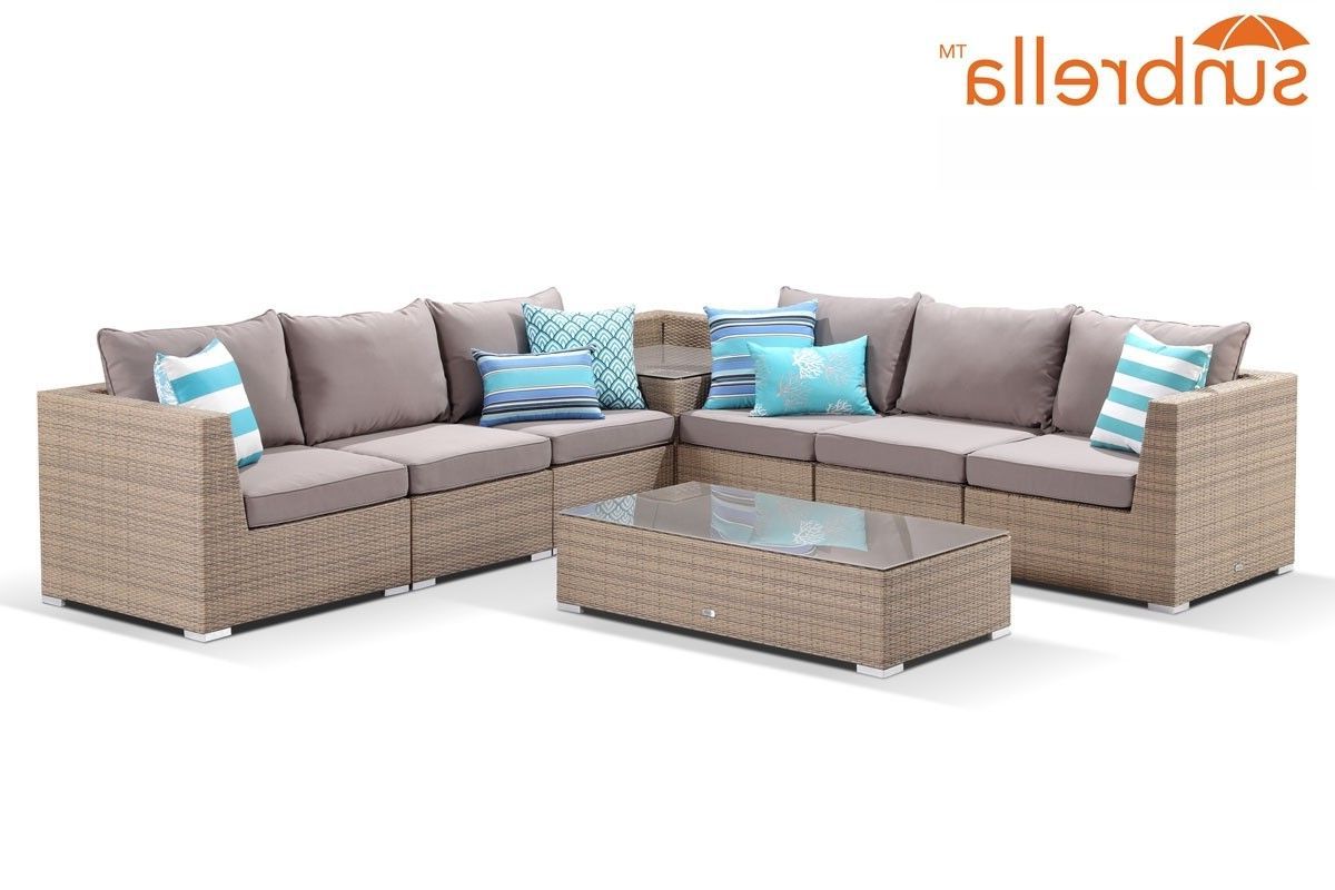 Current Modular Outdoor Arm Chairs With Regard To Madras 8pc Modular Set – Single Arm Sofa (View 5 of 15)
