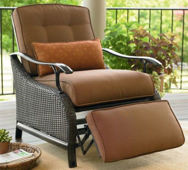 Dark Wood Outdoor Reclining Chairs For Most Up To Date Comfortable Porch Chairs – Budapestsightseeing (View 11 of 15)
