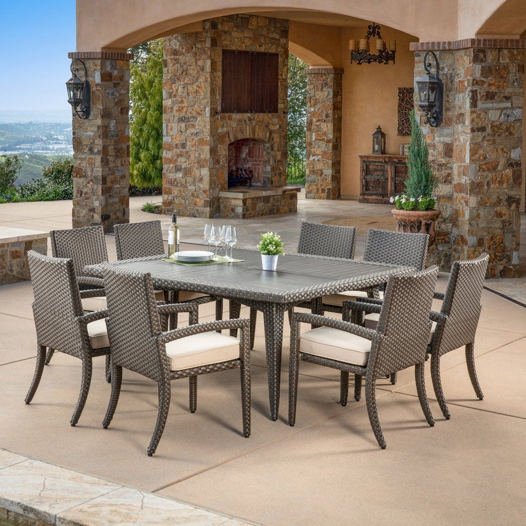 Dining Set, Square Intended For Current 7 Piece Large Patio Dining Sets (View 3 of 15)