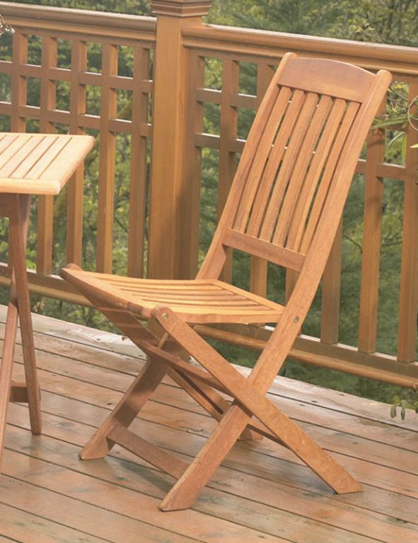Eucalyptus Stackable Patio Chairs With Well Known Spontaneity Eucalyptus Folding Chair (pair) – Hardwood Outdoor (View 8 of 15)